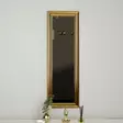 Kultainen Peili 30x90 cm - MDF Kehys, Ekologinen Flotal-E, Seinälle Kiinnitettävä, Tyylikäs Sisustuselementti - Peilit - 8683743822690 - 4