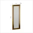 Kultainen Peili 30x90 cm - MDF Kehys, Ekologinen Flotal-E, Seinälle Kiinnitettävä, Tyylikäs Sisustuselementti - Peilit - 8683743822690 - 5
