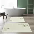 Kylpyhuonematto Setti 2 kpl - Monivärinen, 100% Polyesteri, 850 gr/m², Koko 50x60 cm ja 60x100 cm, Konepestävä - Kylpyhuonematot ja kosteantilan matot - 8683342420570 - 2