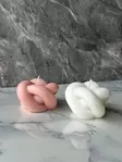 Kynttiläsetti (2 kpl) - 100% SOYA, Pinkki Valkoinen, 6x5x6 cm, Laventeli-Vanilja Tuoksu, Sisustukseen ja Rentoutumiseen - Kynttilät ja lyhdyt - 8684283555550 - 3