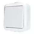 Kytkin NORDIC 1/6 pinta IP44 JL - Harju, roiskevesitiivis, jousiliittimet - Pistorasiat ja kytkimet - 6438140971210 - 1
