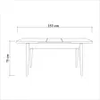 Laajennettava Ruokapöytä ja Tuolit (5-osainen) - Atlantic Pine Grey - 100% Melamiinipinnoitettu - 18mm Paksuus - Ruokapöydät - 8683342722070 - 9