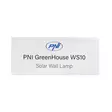 LED aurinkolamppu PNI GreenHouse WS10, 100 lediä, 600 lm, PIR kulma 120 astetta, akku 1800 mAh, seinäasennus - PNI tuotteet - 5949066535710 - 12