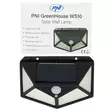 LED aurinkolamppu PNI GreenHouse WS10, 100 lediä, 600 lm, PIR kulma 120 astetta, akku 1800 mAh, seinäasennus - PNI tuotteet - 5949066535710 - 1