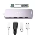 Minix NEO-S2GR USB-C -moniporttisovitin, mukana toimitettu 240 Gt: n SSD-asema, HDMI, C-tyypin USB, 2 x USB3.0 - PNI tuotteet - 1094922165380 - 1