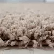 Minkkivärinen Antibakteerinen Matto 140x200 cm - 100% Polypropeeni, 30 mm Nukka, Jute Alapuoli, Helppohoitoinen - Suuret ja keskikokoiset matot - 8683342162340 - 4