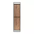 Moderni Atlantic Pine Vaatekaappi - 100% Melamiinipinnoitettu, Useita Hyllyjä, Metallitukijalat, 64x225x52 cm - Vaatekaapit - 8683342107020 - 7
