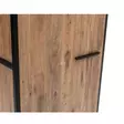 Moderni Atlantic Pine Vaatekaappi - 100% Melamiinipinnoitettu, Useita Hyllyjä, Metallitukijalat, 64x225x52 cm - Vaatekaapit - 8683342107020 - 5