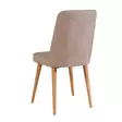 Moderni Velvet Tuoli - Atlantic Pine Stone - 100% Melamiini - 18 mm Paksuus - Sarviapilajalat - 47x89x46 cm - Tuolit - 8682870774100 - 6