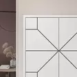 Monikäyttöinen Kaappi - Valkoinen, 100% Melamiinipinnoitettu Lastulevy, 18 mm, 62,6x136x35,6 cm, Pehmeästi Sulkeutuvat Saranat - Kaapit ja lipastot - 8683743797950 - 15
