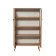 Monikäyttöinen Kaappi Sonoma Tammi 80x127x36 cm - Melamiinipinnoitettu, Saranoilla, Lisäsäilytystilaa, UV-suojattu - Kaapit ja lipastot - 8681875340860 - 8