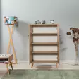 Monikäyttöinen Kaappi Sonoma Tammi 80x127x36 cm - Melamiinipinnoitettu, Saranoilla, Lisäsäilytystilaa, UV-suojattu - Kaapit ja lipastot - 8681875340860 - 5
