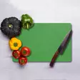 Monivärinen 100% Karkaistu Lasi Leikkuulauta 20x30 cm - Antibakteerinen, Helppo Puhdistaa, Liukumaton - Keittiötyövälineet - 8684283728350 - 3