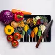 Monivärinen 100% Karkaistu Lasi Leikkuulauta 20x30 cm - Antibakteerinen, Helppo Puhdistaa, Liukumattomat Silikonijalat - Keittiötyövälineet - 8684283727360 - 3