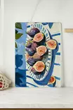 Monivärinen 100% Karkaistu Lasi Leikkuulauta 30x40 cm - Antibakteerinen, Helppo Puhdistaa, Liukumattomat Silikonijalat - Keittiötyövälineet - 8684283732760 - 3
