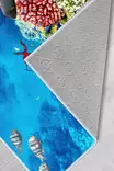Monivärinen 100% Polyesteri Matto 60x100 cm - 3D Digitaalinen Painatus, Konepestävä, Liukumaton Alapuoli - Pienet matot ja käytävämatot - 8683342297820 - 3