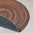 Monivärinen 120x120 cm Konepestävä Antibakteerinen 3D Digitaalipainettu Puuvilla-Polyesteri Matto - Pyöreät matot - 8683743683840 - 5