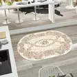 Monivärinen 3D Digitaalipainettu Antibakteerinen Polyesterimatto 120x180 cm - Konepestävä ja Liukumaton - Suuret ja keskikokoiset matot - 8682870609570 - 2