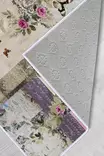 Monivärinen 60x100 cm Antibakteerinen Polyesterimatto - 3D Digipainatus, Konepestävä, Liukumaton PVC-pohja - Pienet matot ja käytävämatot - 8682870579460 - 5