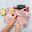 Monivärinen Antibakteerinen Leikkuulauta 100% Karkaistua Lasi 20x30 cm - Helppo Puhdistaa, Liukumaton, Ei Astianpesukoneeseen - Keittiötyövälineet - 8684283724420 - 1
