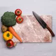 Monivärinen Antibakteerinen Leikkuulauta 100% Karkaistua Lasi 20x30 cm - Helppo Puhdistaa, Liukumaton, Ei Astianpesukoneeseen - Keittiötyövälineet - 8684283724420 - 2