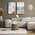 Monivärinen Koristeellinen Canvas-taulu 2-osainen, 100% Canvas 2,8 mm, 100% Mäntykehys, Koko 95x70 cm - Taulut ja kehykset - 8684282625520 - 4