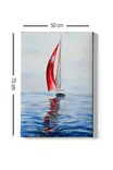 Monivärinen Koristeellinen Canvas-taulu 50x70 cm - 100% Canvas, 100% Puinen Kehys 3 cm - Seinäsisustus - Taulut ja kehykset - 8681875610000 - 3