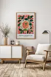 Monivärinen Koristeellinen Kehystetty Maalaus - 100% Massiivipuukehys, 33x48 cm, Digitaalinen Tulostus, 300 gsm - Taulut ja kehykset - 8684283665440 - 2