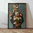 Monivärinen Koristeellinen Kehystetty MDF-maalaus - 35x47x3,5 cm - UV-painatus - 100% MDF ja Mäntykehys - Taulut ja kehykset - 8684282847410 - 2