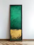 Monivärinen Koristeellinen Kehystetty MDF-maalaus - 40x120x3,5 cm - UV-painatus - 100% Mäntykehys - Taulut ja kehykset - 8684283651290 - 2