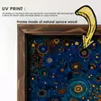 Monivärinen Koristeellinen Kehystetty MDF-maalaus - 60x120x3,5 cm - 100% MDF ja Kuusikehys - Taulut ja kehykset - 8684282616030 - 4