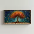 Monivärinen Koristeellinen Kehystetty MDF-maalaus - 60x120x3,5 cm - 100% MDF ja Kuusikehys - Taulut ja kehykset - 8684282616030 - 3