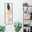 Monivärinen Koristeellinen Metalliseinäkoriste - 100% Metalli, 32x5x90 cm, Käsinmaalattu, Elegantti Sisustuselementti - Koristeet, koriste-esineet - 8683342215640 - 5