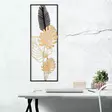 Monivärinen Koristeellinen Metalliseinäkoriste - 100% Metalli, 32x5x90 cm, Käsinmaalattu, Elegantti Sisustuselementti - Koristeet, koriste-esineet - 8683342215640 - 3