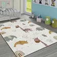 Monivärinen Matto 100x180 cm - 100% Polyesteri, Digitaalinen Painatus, Konepestävä, Liukumaton, Antibakteerinen - Suuret ja keskikokoiset matot - 8683743298310 - 2