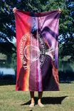Monivärinen Rantapyyhe 90x150 cm - Ylellinen Mukavuus ja Kestävä Mikrokuitukangas 70% Polyesteri / 30% Polyamidi - Pyyhkeet ja kylpytakit - 8684282666530 - 2