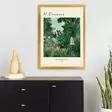 Monivärinen Seinäkoriste: Henri Rousseau - Equatorial Jungle, 55x75 cm, 100% Puinen Kehys, UV-Digitaalipainatus - Taulut ja kehykset - 8683743020720 - 2