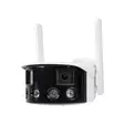 PNI IP590 kaksoislinssinen langaton videovalvontakamerapaketti, 2 x 2MP, 180 astetta aurinkopaneelilla, 60 W teho 20 A akulla, 12 V lähtö - PNI tuotteet - 5949066548550 - 5