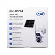 PNI IP794 videovalvontakamera Wi-Fi, PTZ, kaksoislinssi 2MP + 2MP, 5.5W aurinkopaneeli, 8000mAh lohkoakku - PNI tuotteet - 5949066542220 - 15