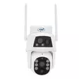 PNI IP794 videovalvontakamera Wi-Fi, PTZ, kaksoislinssi 2MP + 2MP, 5.5W aurinkopaneeli, 8000mAh lohkoakku - PNI tuotteet - 5949066542220 - 6