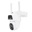 PNI IP794 videovalvontakamera Wi-Fi, PTZ, kaksoislinssi 2MP + 2MP, 5.5W aurinkopaneeli, 8000mAh lohkoakku - PNI tuotteet - 5949066542220 - 5