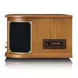 Puinen retrolevysoitin, jossa on Bluetooth®, DAB+/FM-radio, USB-koodaus, CD-soitin, kasettisoitin ja sisäänrakennetut kaiuttimet. - Levysoittimet ja neulat - 8711902082910 - 21