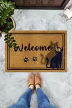 PVC-kynnysmatto, monivärinen, 40 x 60 cm, kestävä, liukumaton - Kynnysmatot ja kuramatot - 8682870508330 - 2
