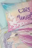 Ranforce Young pussilakanasetti, minttu, 160 x 220 cm, pehmeä, konepestävä - Lakanat ja tyynyliinat - 8684282476450 - 2