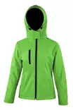 Result Naisten Hupullinen TX performance softshell-takki kalvolla, vihreä - Naisten ulkoilutakit - 5055192352630 - 2