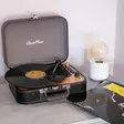 Retro Bluetooth® levysoitin sisäänrakennetuilla kaiuttimilla Musta - Levysoittimet ja neulat - 8711902079750 - 54