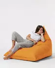 Säkkituoli ulkokäyttöön, oranssi, 145 cm, kestävä, ympäristöystävällinen - Säkkituolit - 8683743039630 - 3