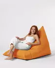 Säkkituoli ulkokäyttöön, oranssi, 145 cm, kestävä, ympäristöystävällinen - Säkkituolit - 8683743039630 - 8