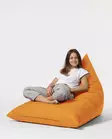 Säkkituoli ulkokäyttöön, oranssi, 145 cm, kestävä, ympäristöystävällinen - Säkkituolit - 8683743039630 - 2