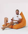 Säkkituoli ulkokäyttöön, oranssi, 145 cm, kestävä, ympäristöystävällinen - Säkkituolit - 8683743039630 - 15